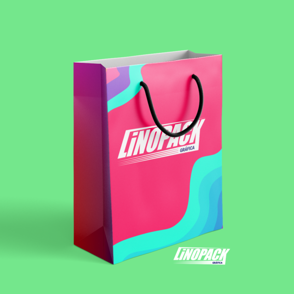 mockup sacola papel 3 art 2 Linopack Gráfica