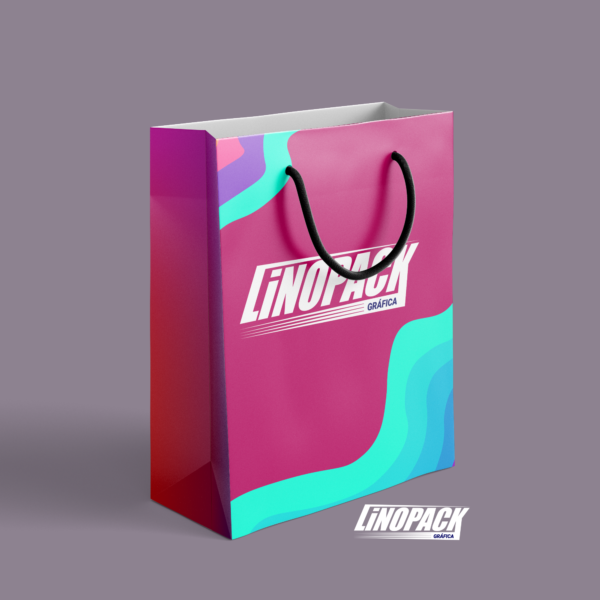 mockup sacola papel 3 art 4 Linopack Gráfica